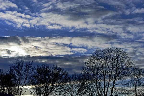 Январское небо