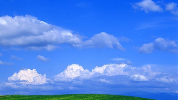 Голубое небо Горизонт