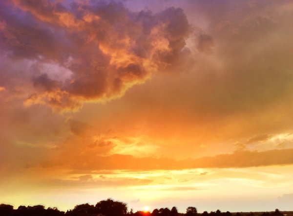 Нежный закат