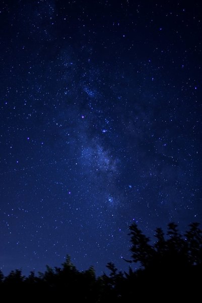 Ночное небо со звездами