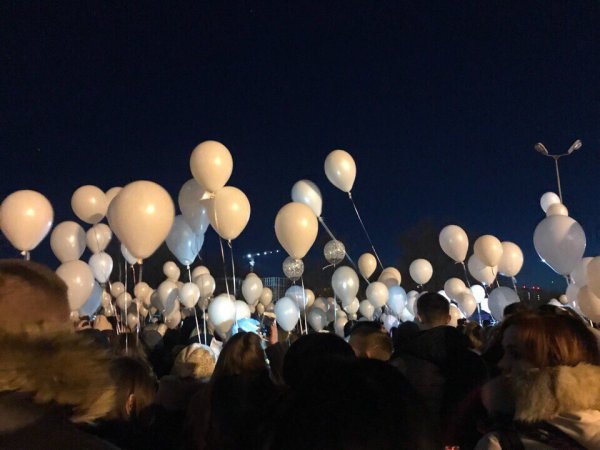 Шары в небе Россия