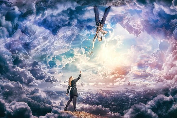 Небо падает на землю