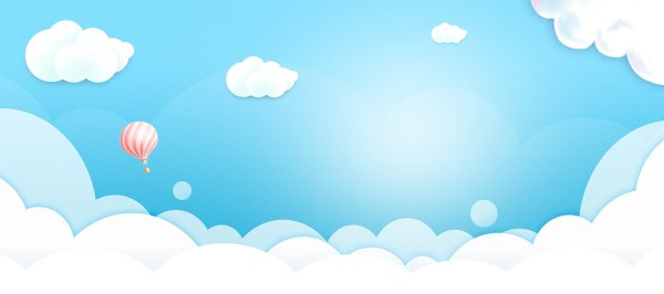 Фон голубой детский