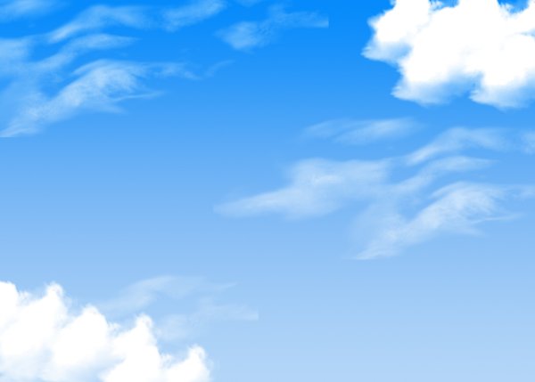 Голубое небо вектор