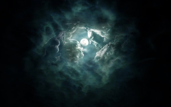 Мрачное ночное небо