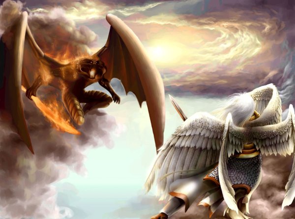 Черный и белый ангел