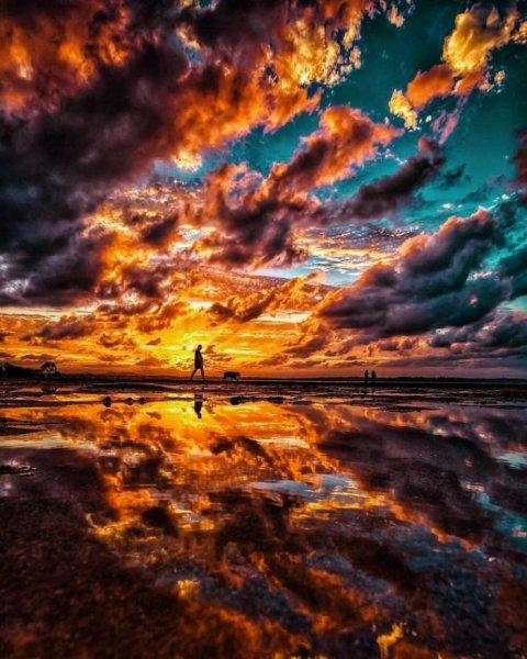 Красивый закат