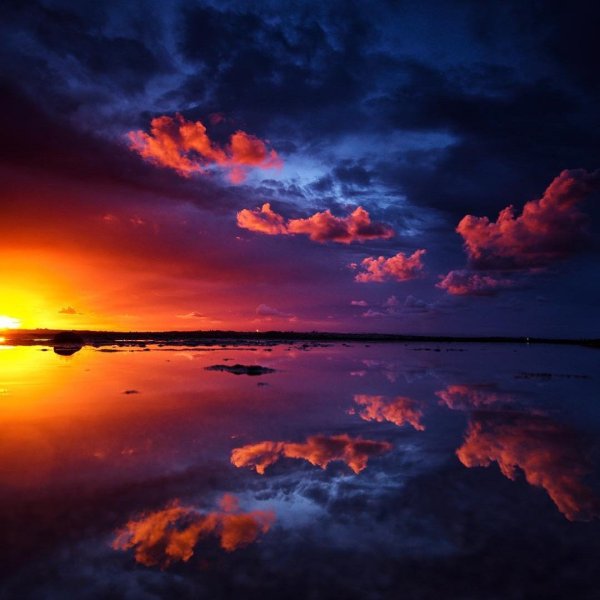 Необычный закат