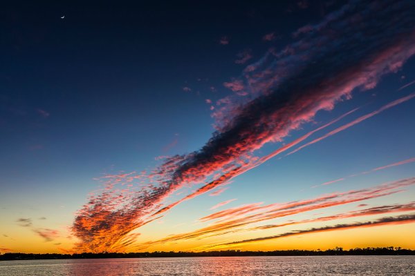 Облака закат