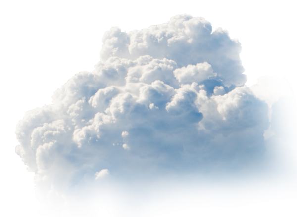 Небо горизонтально облачное
