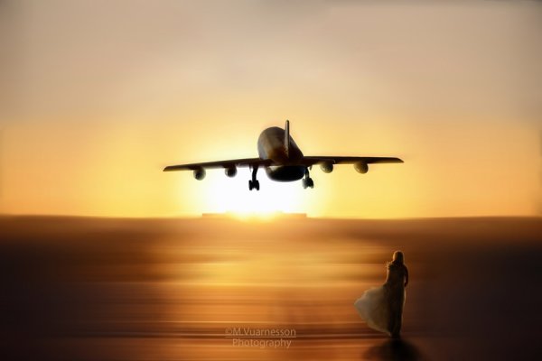 Полет в небе