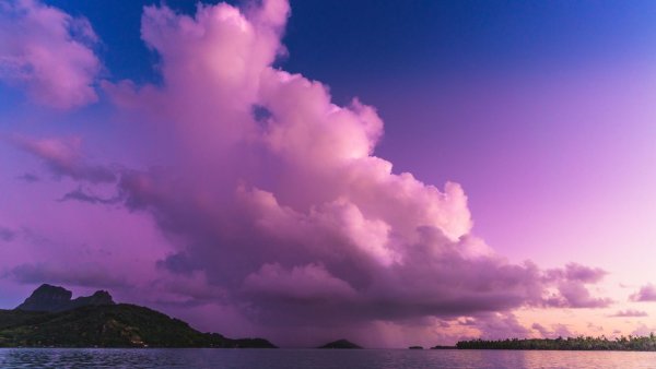 Фиолетовое небо