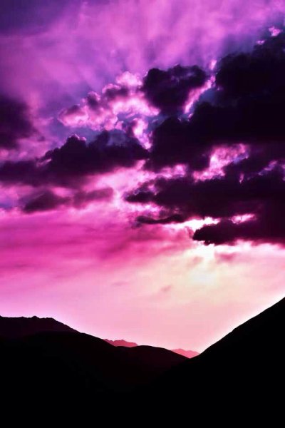 Фиолетовое небо