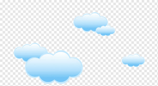 Облака на прозрачном фоне для детей