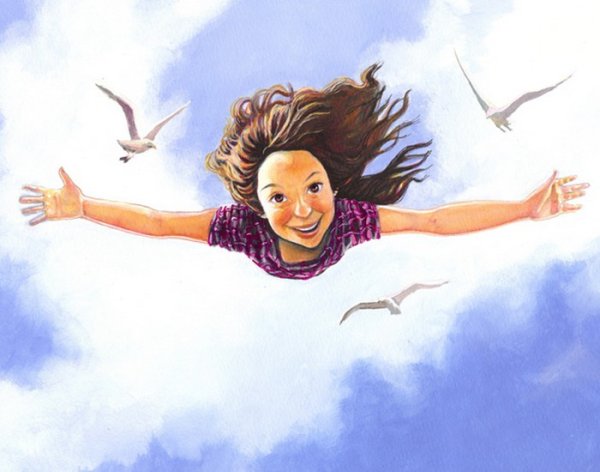 Девочка в полете
