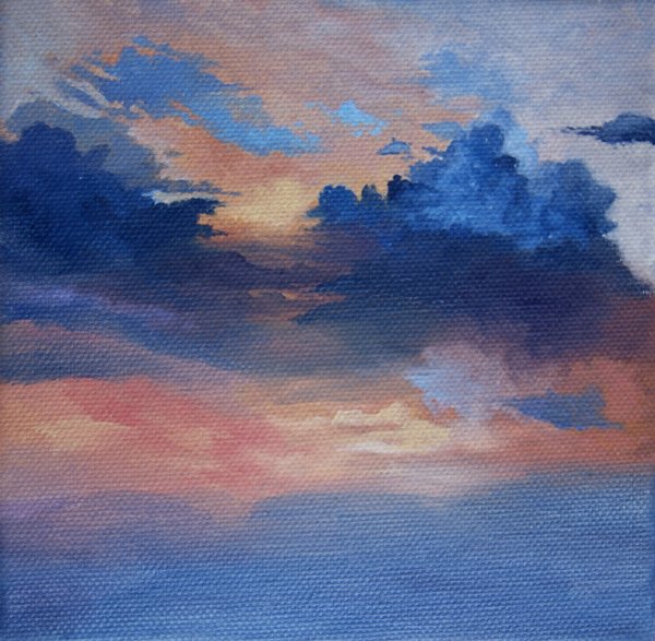 Облака акварелью