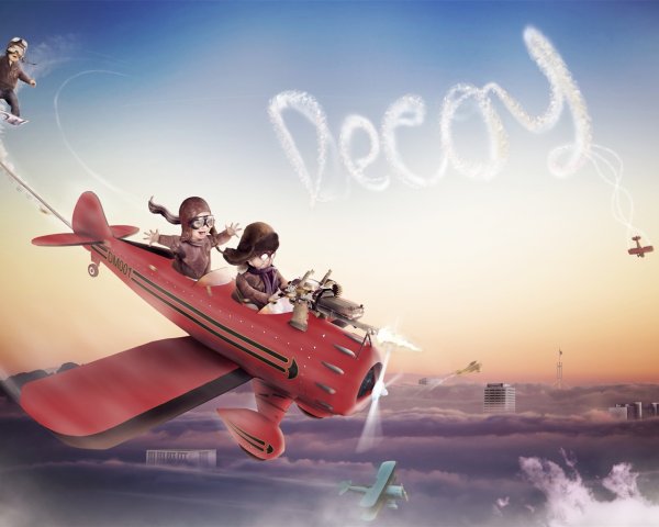 Самолет креатив