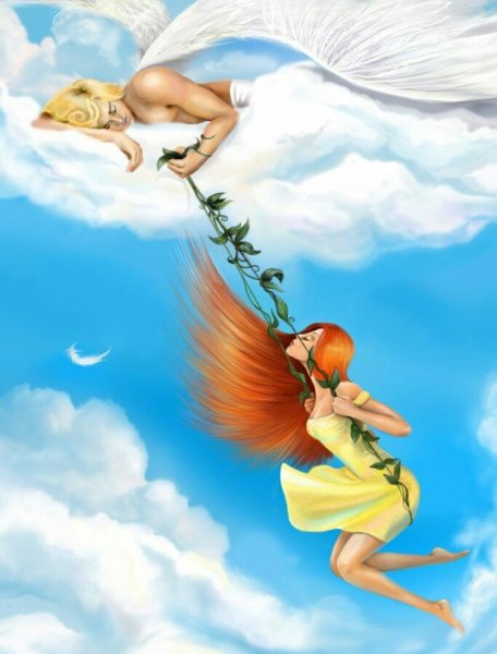 Ангел в полете