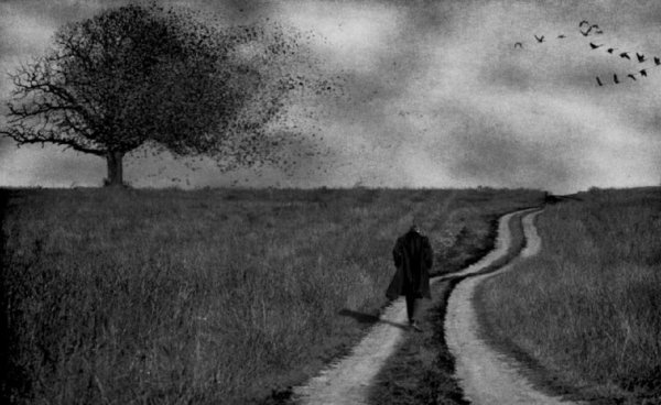 Человек уходящий в даль