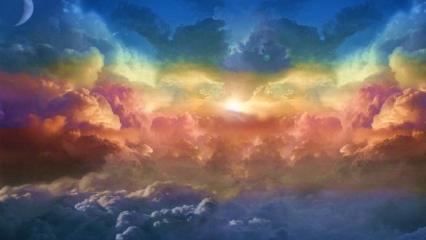 Облака свечение