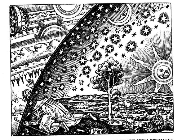 Небо акриловыми красками