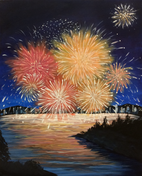 Дети салют Кремль