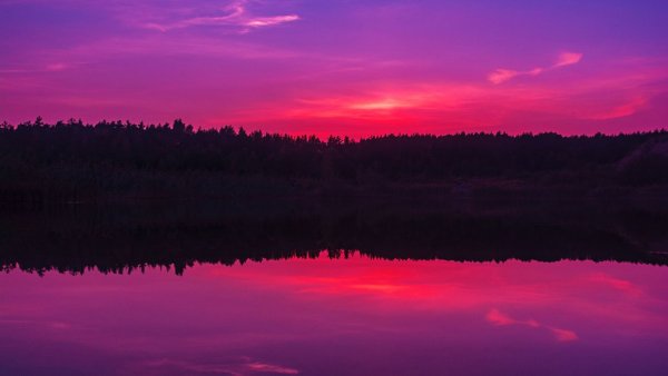 Сиреневый закат
