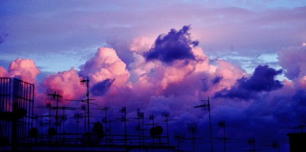 Розовое небо