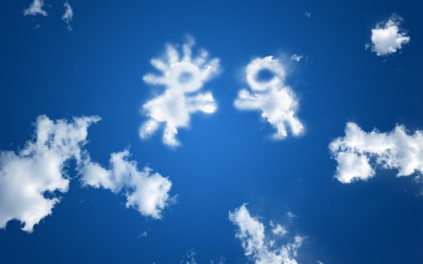 Голубое небо