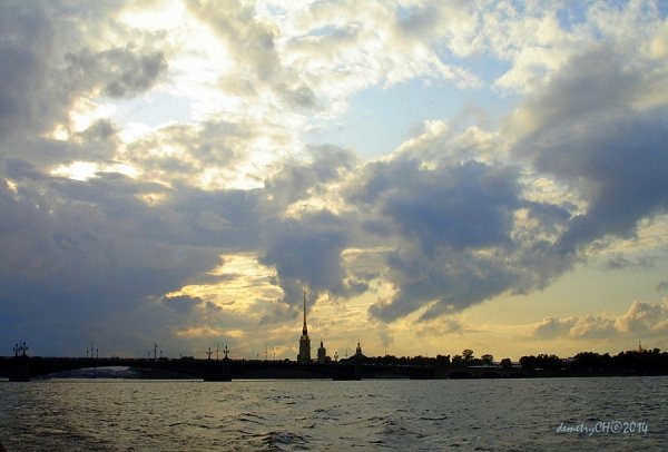 Небо над Невой Питер
