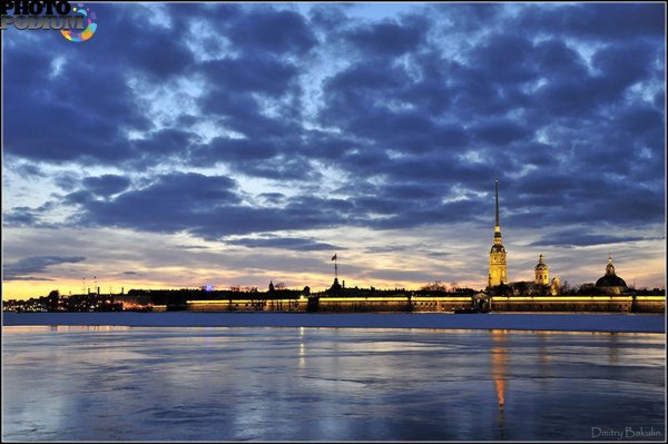 Облака над Санкт Петербургом