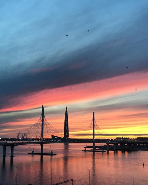 Санкт-Петербург Лахта закат