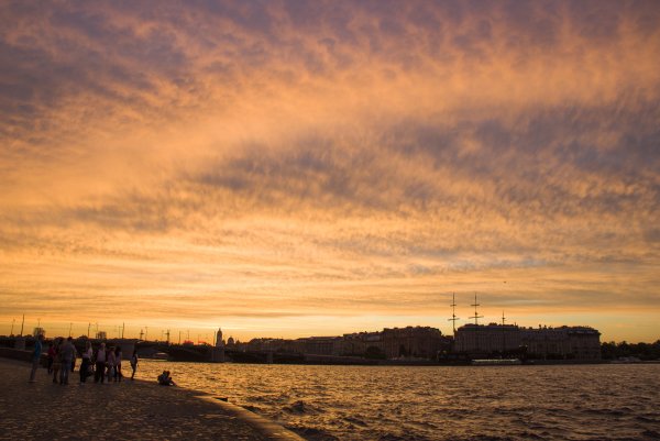 Фон питерское небо