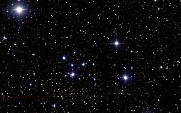 Звездное небо из космоса