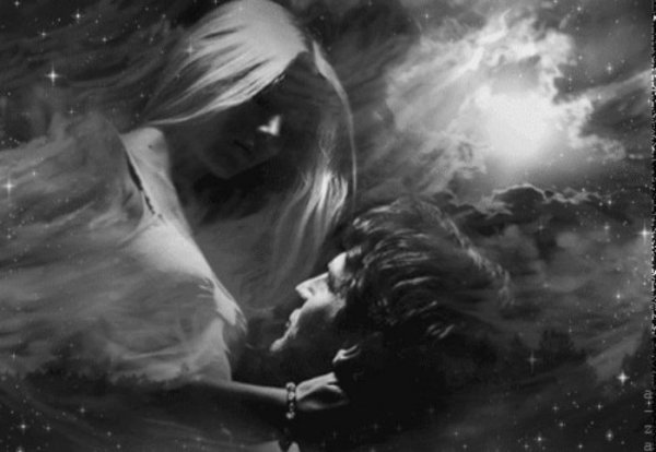 Девушка и парень анимация