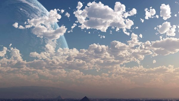 Небо с облаками