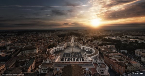 Высота собора Святого Петра в Ватикане
