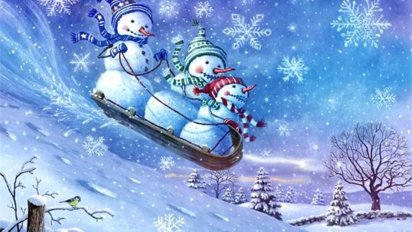 Картины Ruth Sanderson Рождество