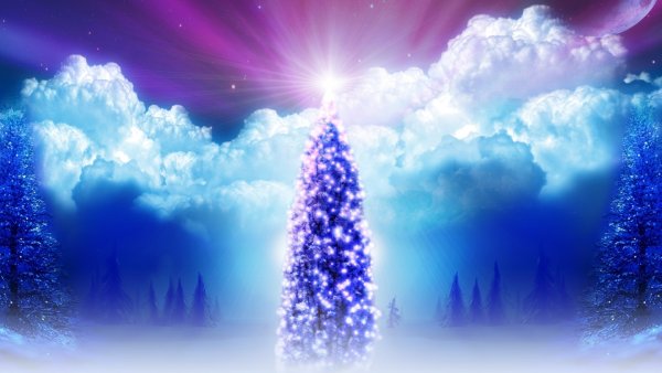 Рождество пастель