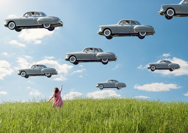 Машина в воздухе