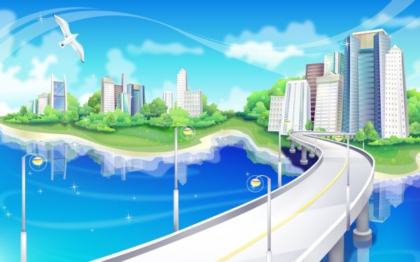 Мультяшный город