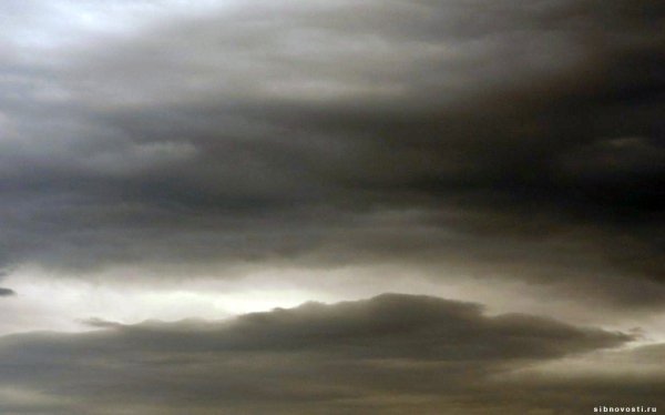 Пасмурное небо без облаков