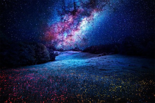 Картина по номерам космос