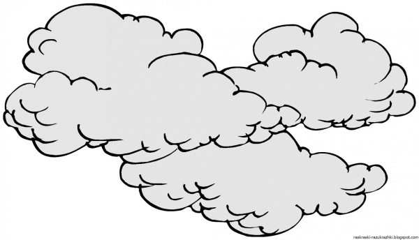 Облако раскраска