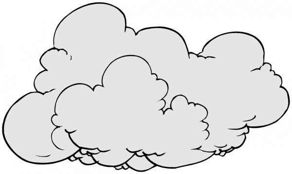 Облака рисунок