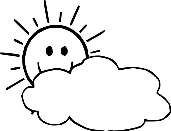 Небо раскраска для детей