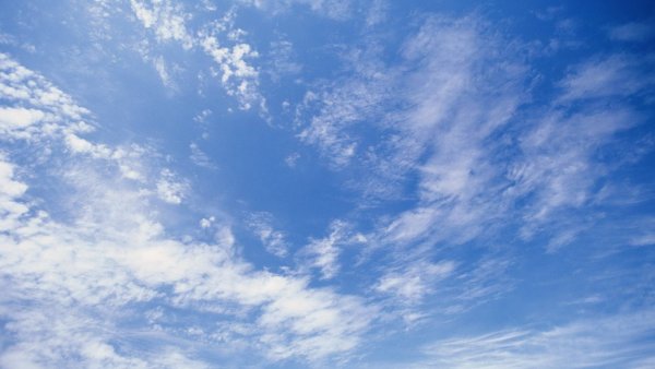 Небо солнце облака