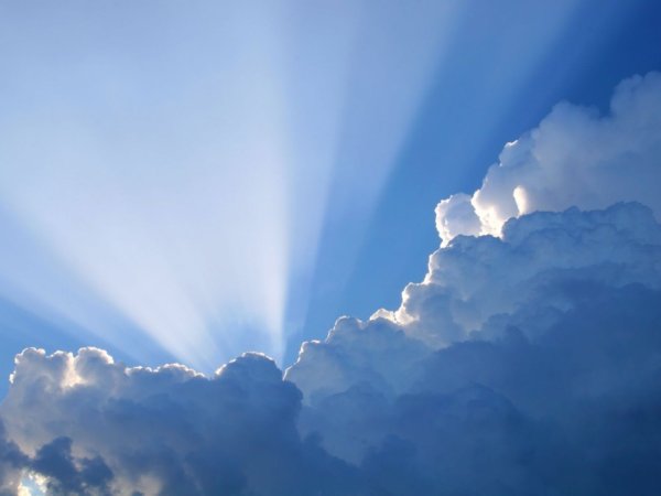 Небо солнце облака