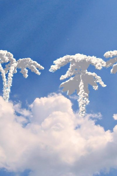 Голубые облака