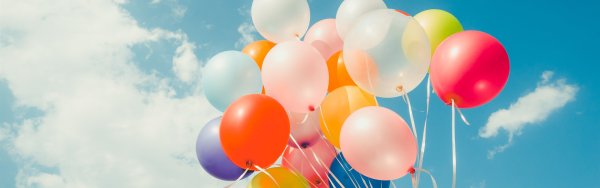 Фон с воздушными шарами